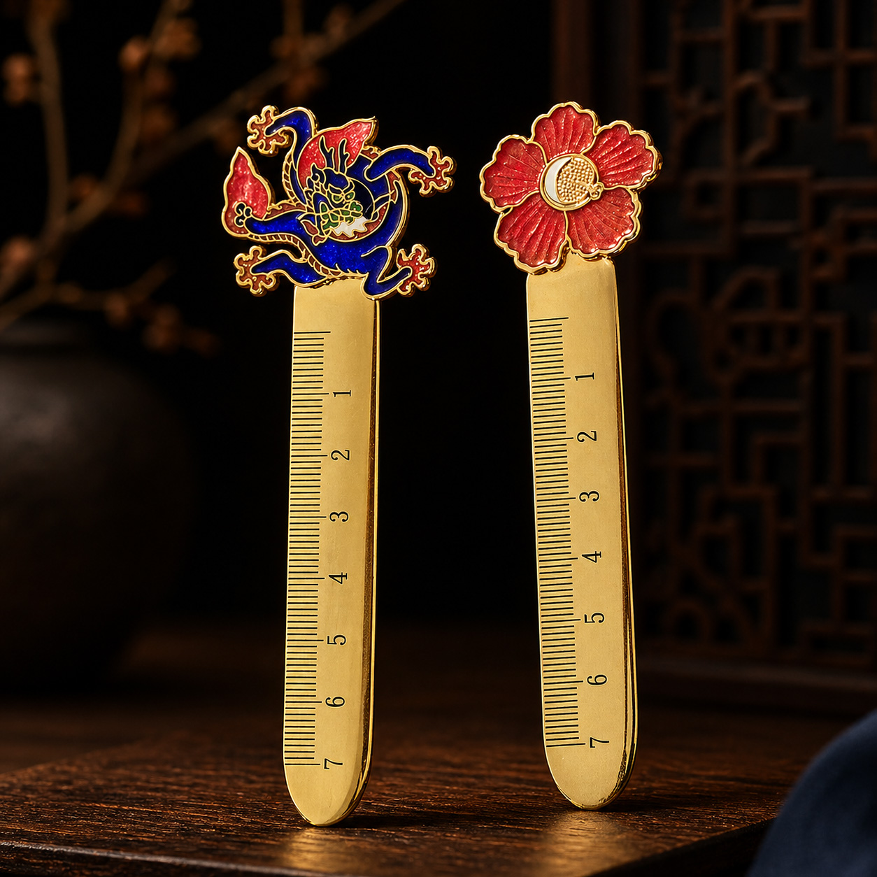 Hard Enamel  Bookmark Ruler